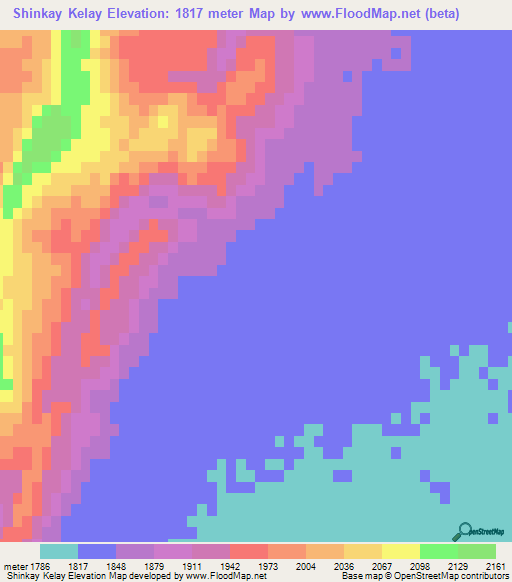 Elevation of Shinkay Kelay,Afghanistan Elevation Map, Topography, Contour