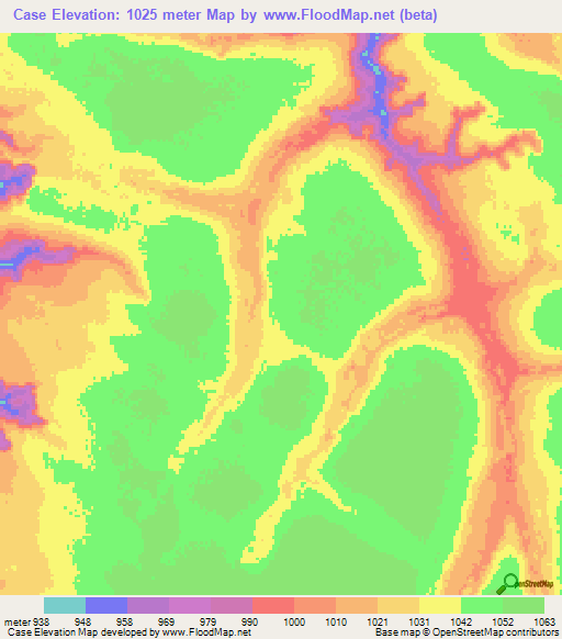 Case,Angola Elevation Map