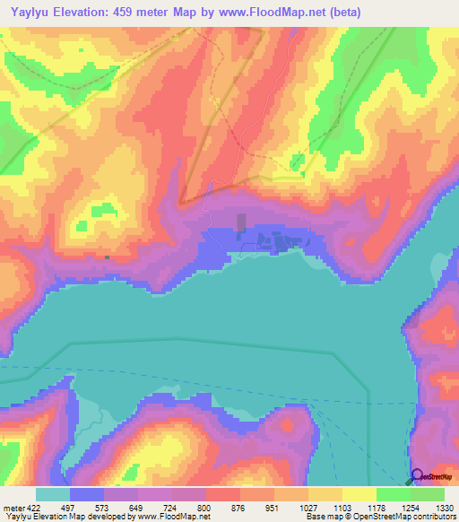 Yaylyu,Russia Elevation Map