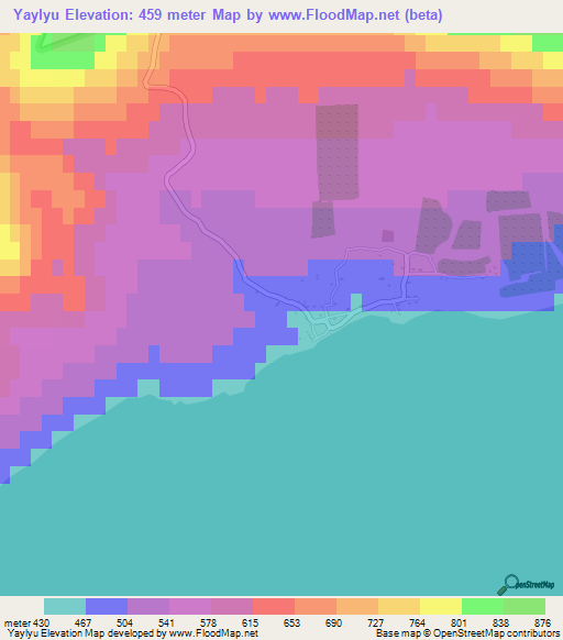 Yaylyu,Russia Elevation Map