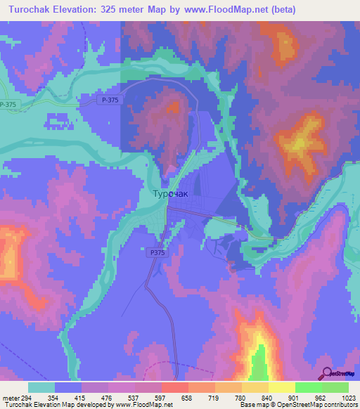 Turochak,Russia Elevation Map