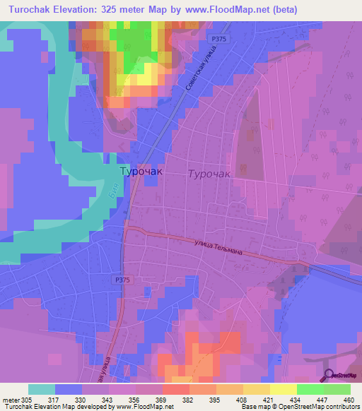 Turochak,Russia Elevation Map