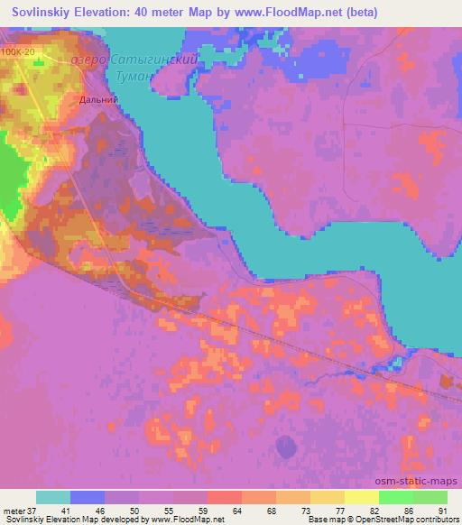 Sovlinskiy,Russia Elevation Map