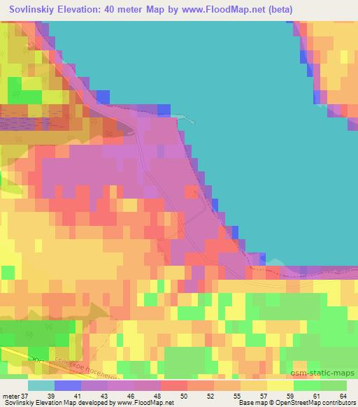 Sovlinskiy,Russia Elevation Map