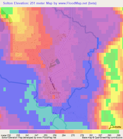 Solton,Russia Elevation Map