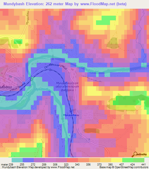 Mundybash,Russia Elevation Map