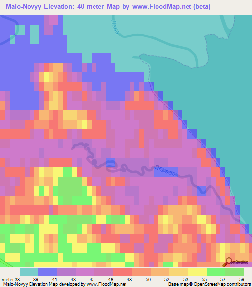 Malo-Novyy,Russia Elevation Map