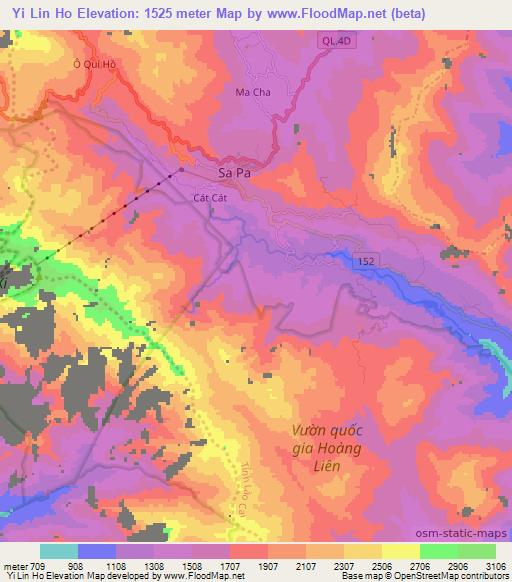 Yi Lin Ho,Vietnam Elevation Map