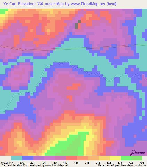 Ye Cao,Vietnam Elevation Map