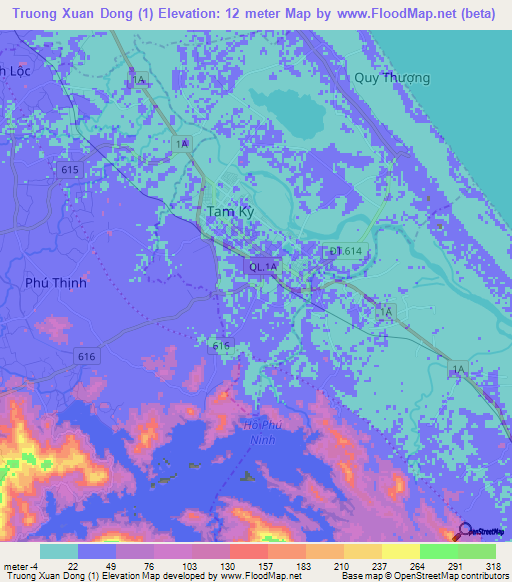 Truong Xuan Dong (1),Vietnam Elevation Map