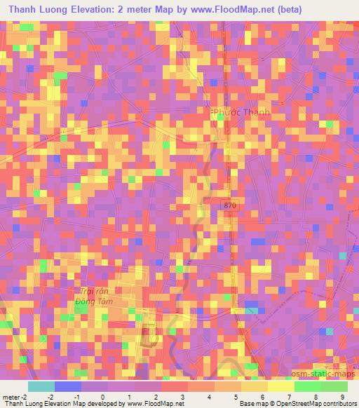 Thanh Luong,Vietnam Elevation Map