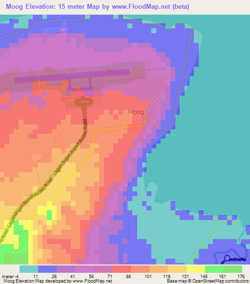 Elevation of Moog,Philippines Elevation Map, Topography, Contour