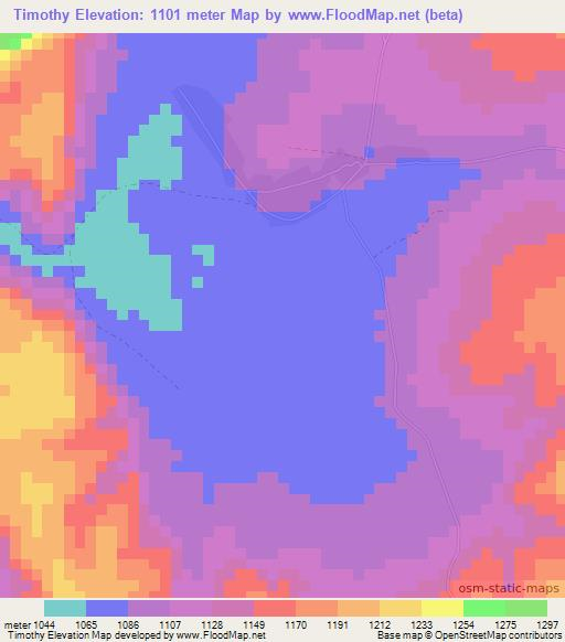 Timothy,Zambia Elevation Map