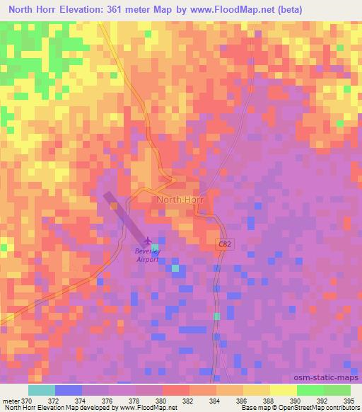 North Horr,Kenya Elevation Map