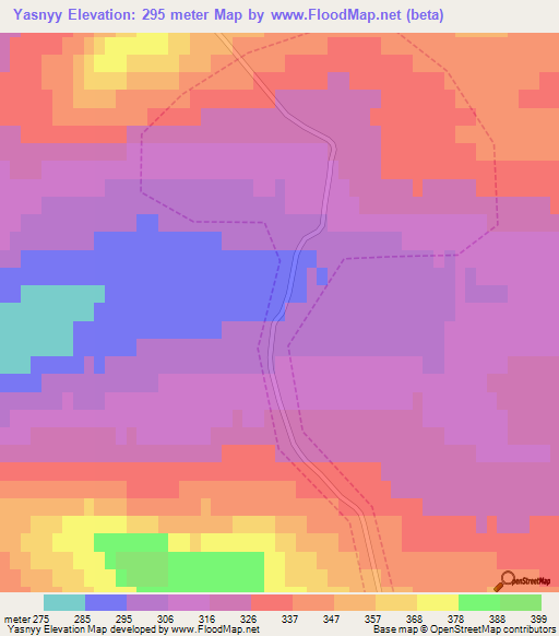 Yasnyy,Russia Elevation Map