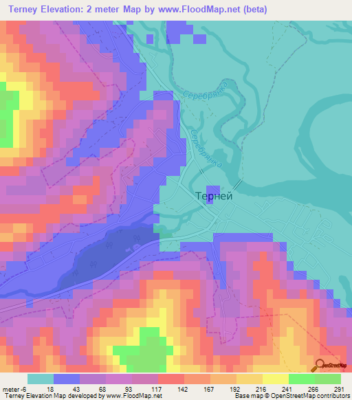 Terney,Russia Elevation Map