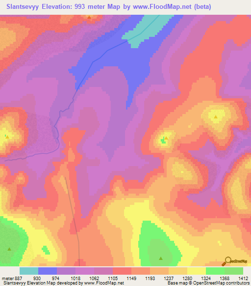 Slantsevyy,Russia Elevation Map