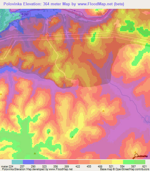 Polovinka,Russia Elevation Map