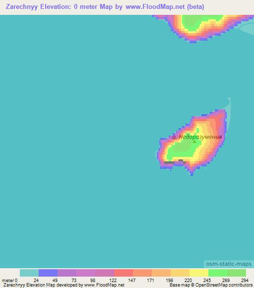 Zarechnyy,Russia Elevation Map