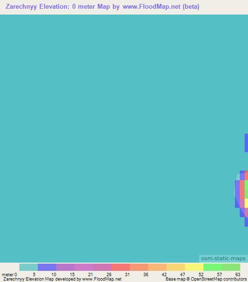 Zarechnyy,Russia Elevation Map