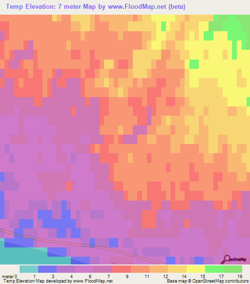 Temp,Russia Elevation Map