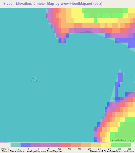 Sivuch,Russia Elevation Map