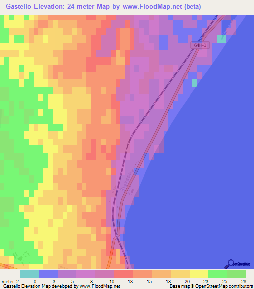 Gastello,Russia Elevation Map