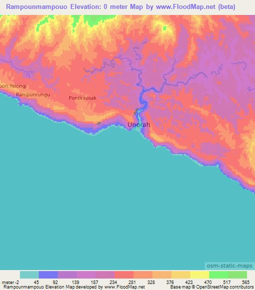 Rampounmampouo,Vanuatu Elevation Map