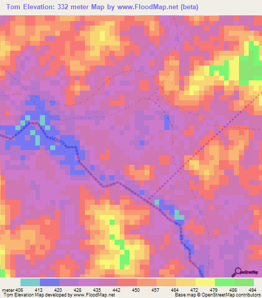 Tom,Equatorial Guinea Elevation Map