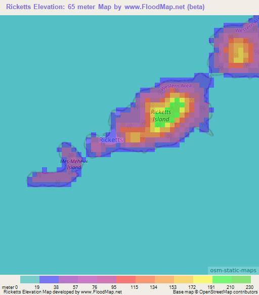 Ricketts,Sierra Leone Elevation Map