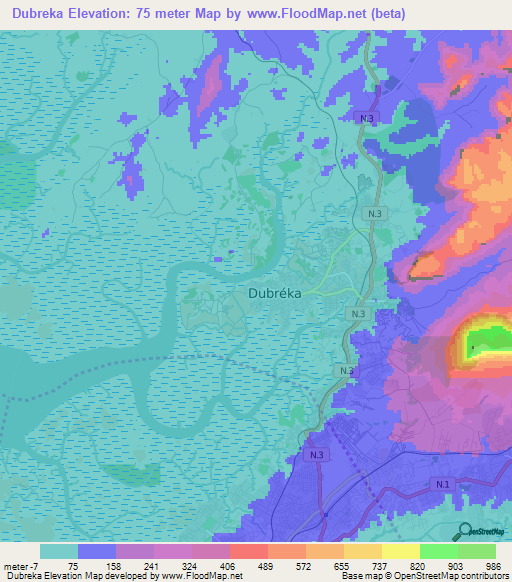 Dubreka,Guinea Elevation Map