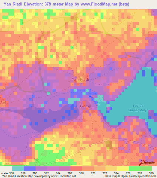 Yan Riadi,Niger Elevation Map