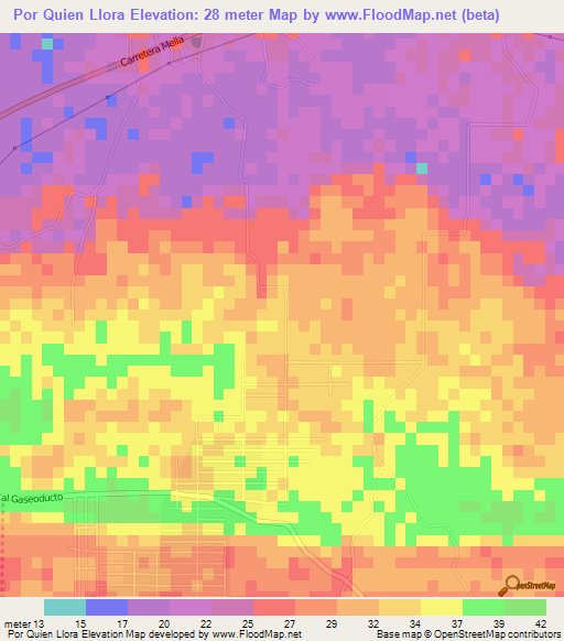 Por Quien Llora,Dominican Republic Elevation Map