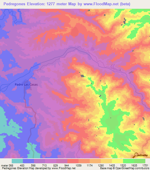 Elevation of Pedregones,Dominican Republic Elevation Map, Topography ...