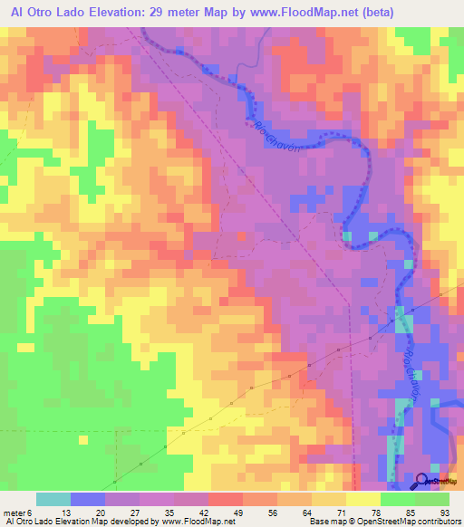 Al Otro Lado,Dominican Republic Elevation Map