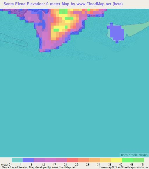 Santa Elena,Honduras Elevation Map