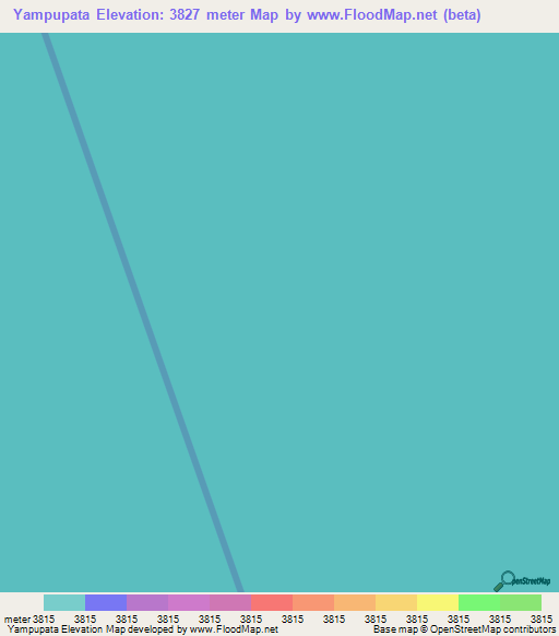 Yampupata,Bolivia Elevation Map