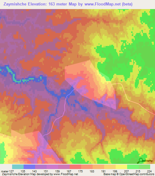 Zaymishche,Russia Elevation Map