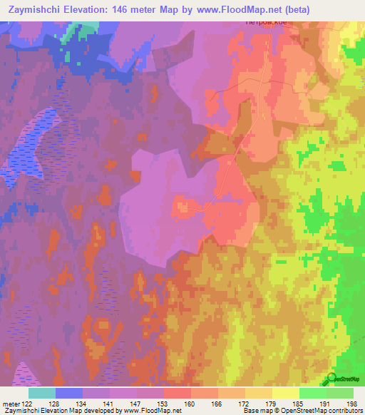 Zaymishchi,Russia Elevation Map