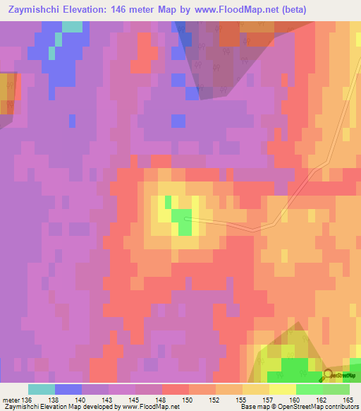 Zaymishchi,Russia Elevation Map