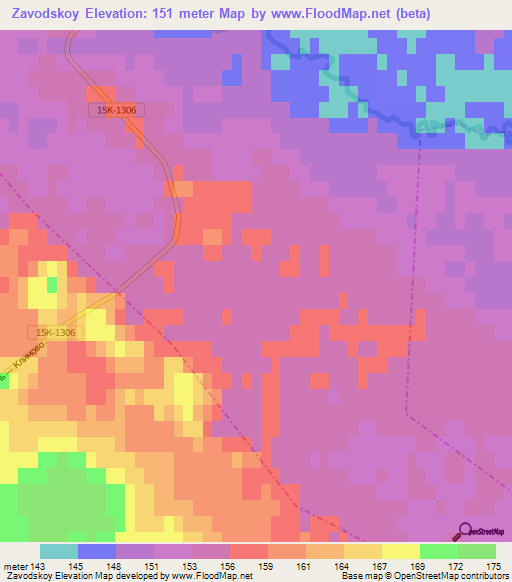 Zavodskoy,Russia Elevation Map