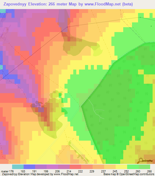 Zapovednyy,Russia Elevation Map