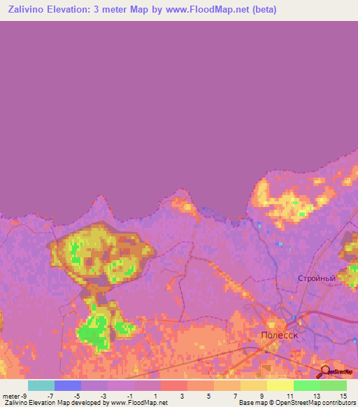 Zalivino,Russia Elevation Map