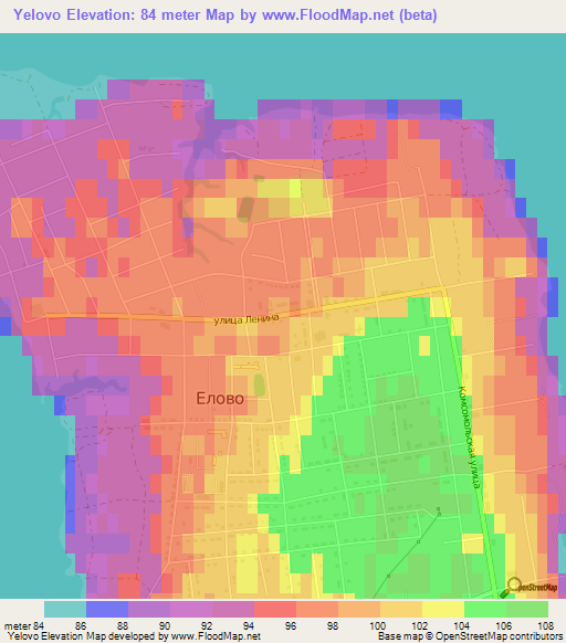 Yelovo,Russia Elevation Map