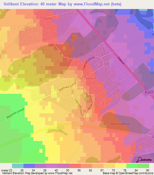 Velikent,Russia Elevation Map