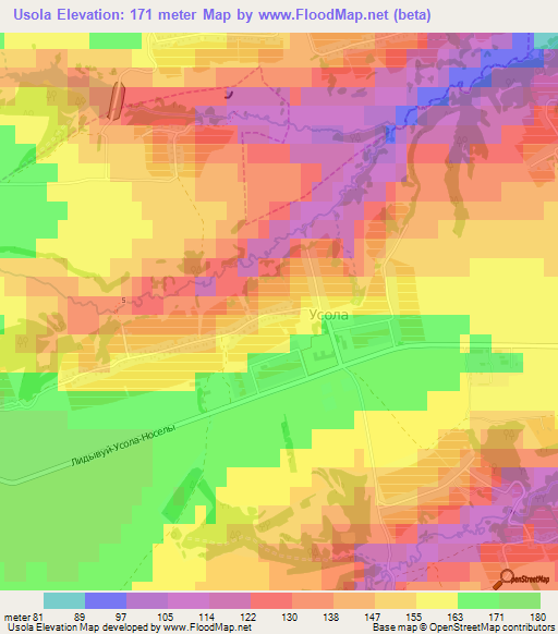 Usola,Russia Elevation Map