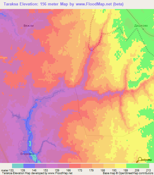 Taraksa,Russia Elevation Map