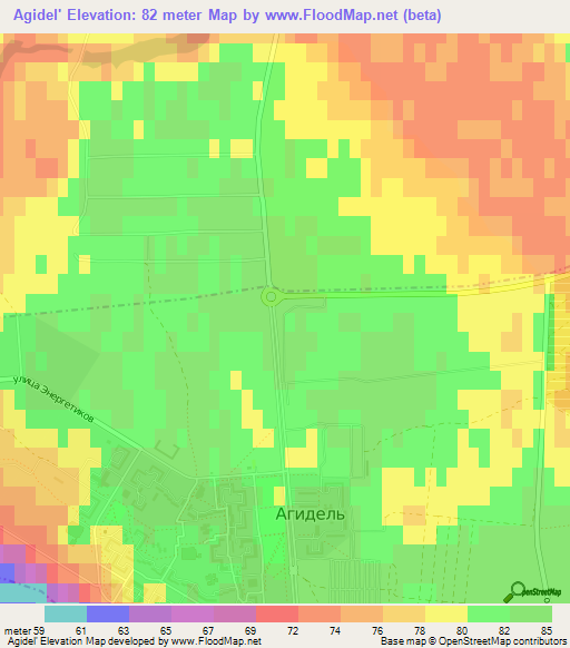 Agidel',Russia Elevation Map