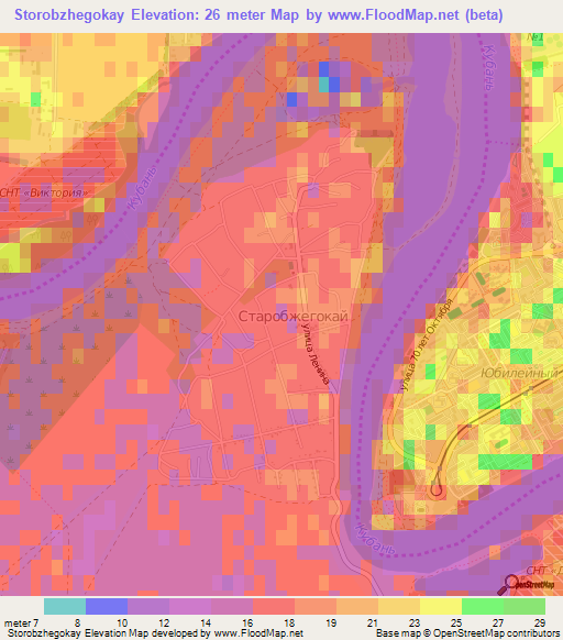 Storobzhegokay,Russia Elevation Map