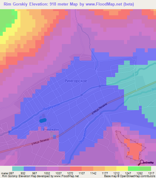 Rim Gorskiy,Russia Elevation Map